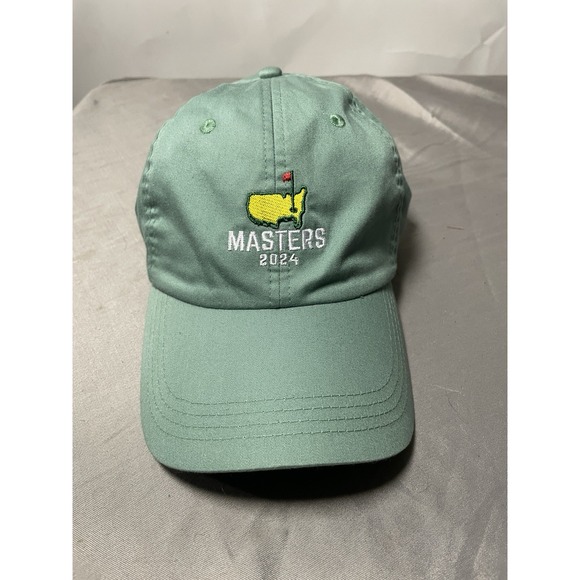 Masters Other - 2024 Augusta‎ National Masters Adjustable Green Ahead Golf Hat Cap